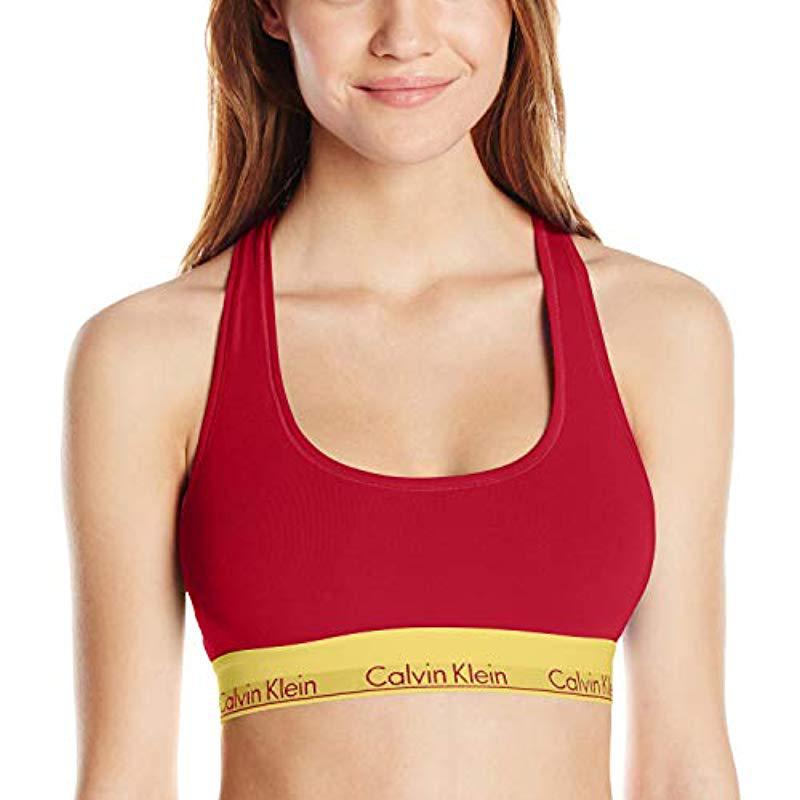 Buy Calvin Klein Women's Perfectly Fit Modern T-Shirt Bra, Dylan Red, 38B  Online at desertcartSeychelles