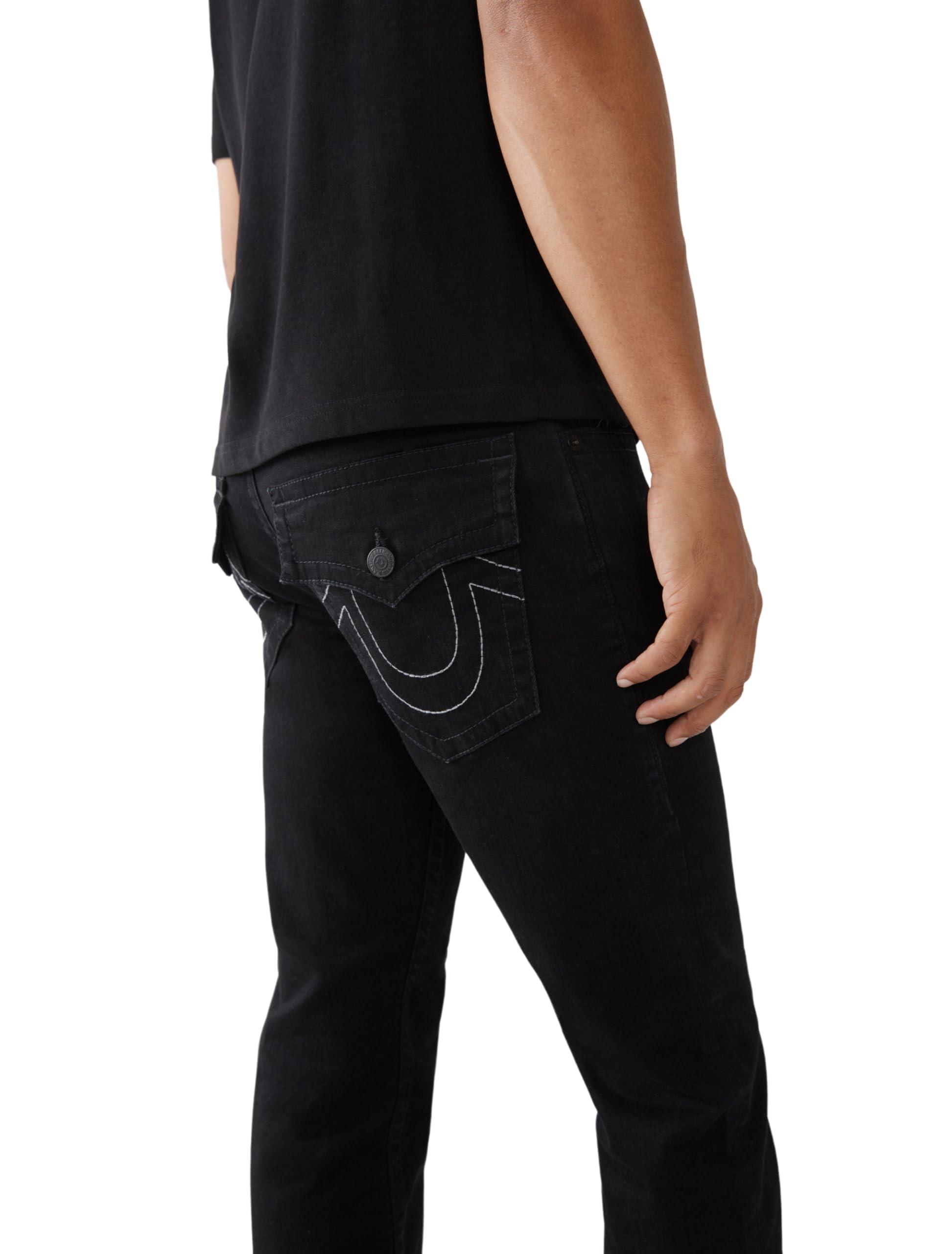 TRUE RELIGION Ricky Straight Leg Jean in Black for Men Lyst UK