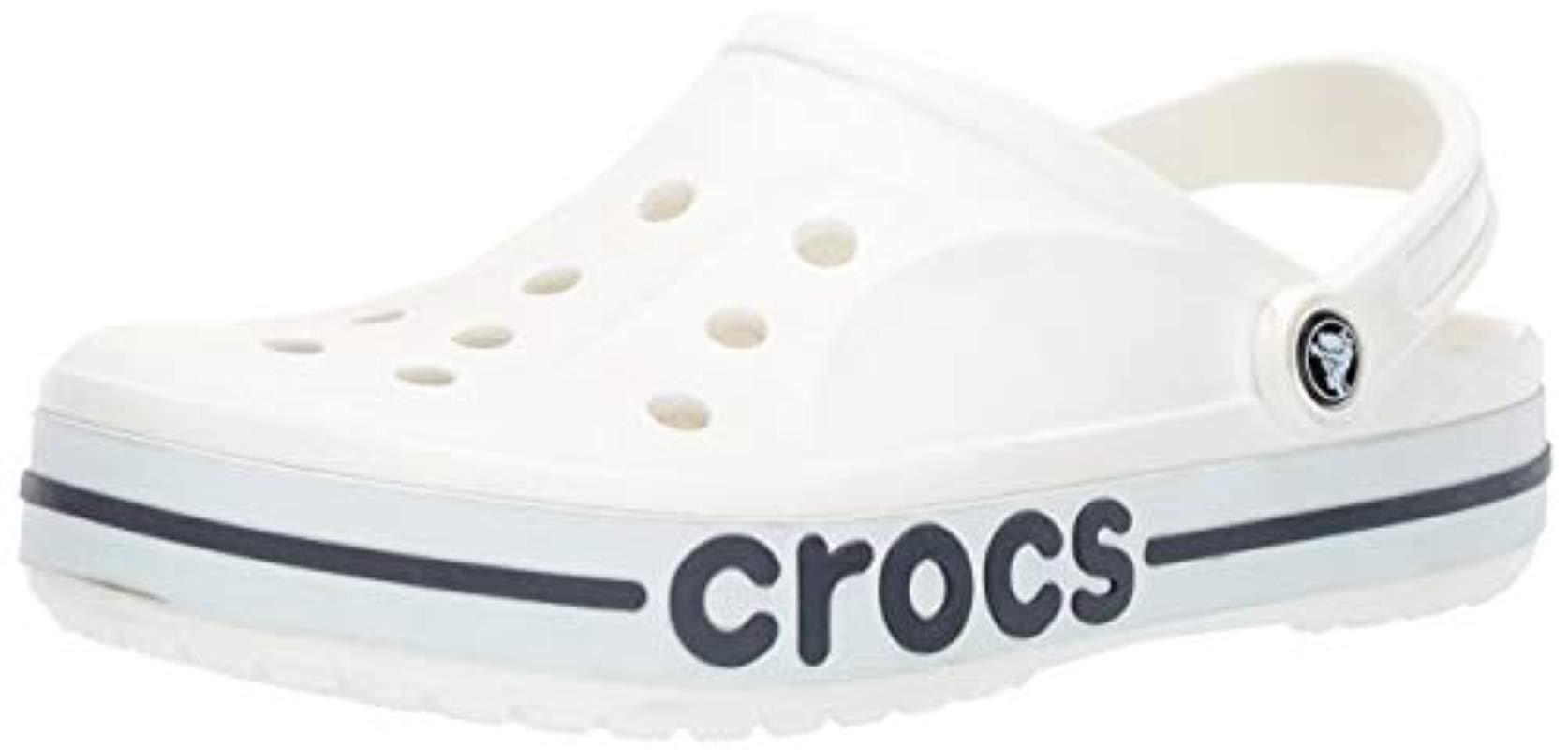 white bayaband crocs