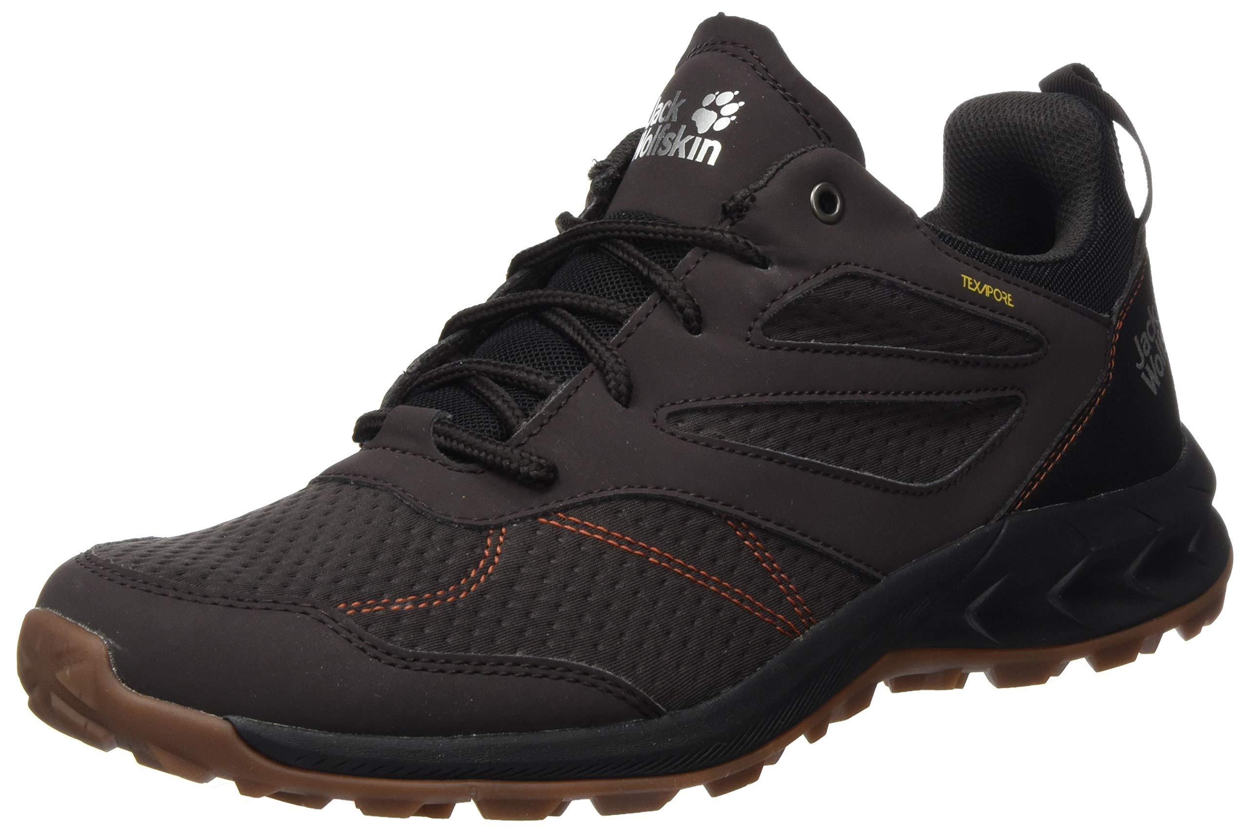 Jack Wolfskin Woodland Texapore Low M Rise Hiking Shoes in Espresso ...