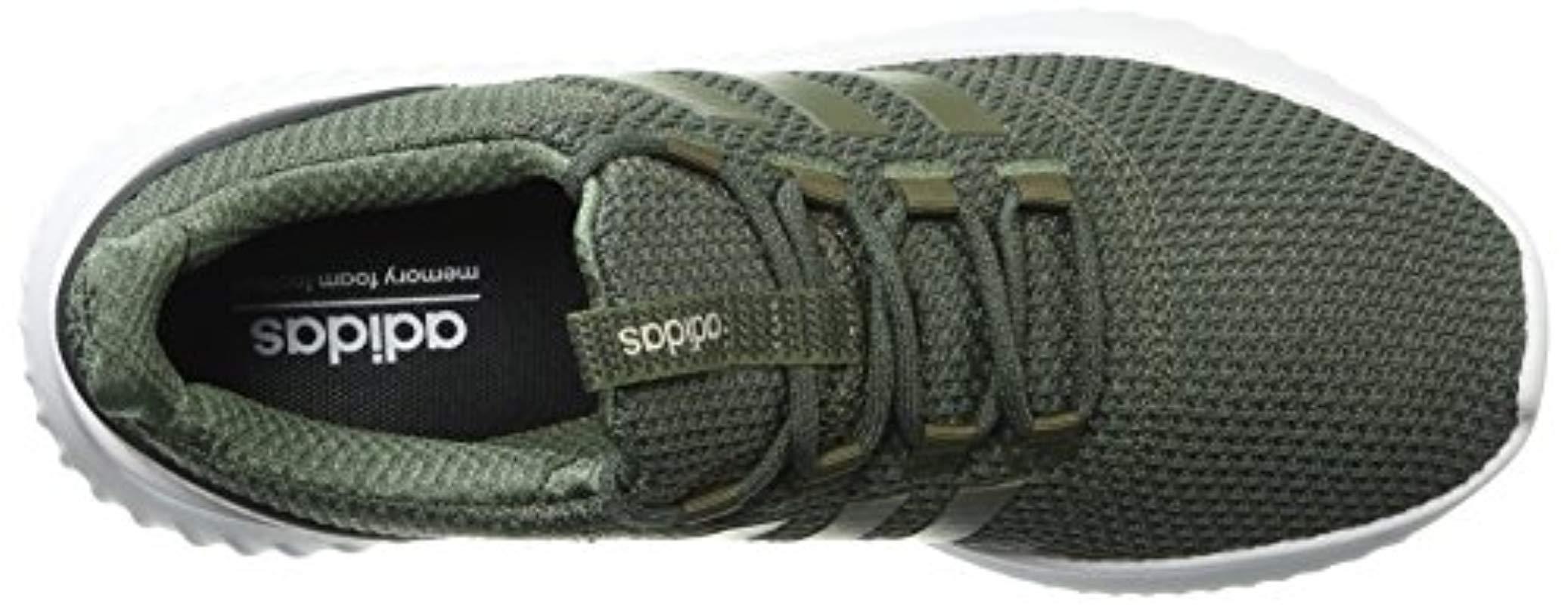 adidas Cloudfoam Ultimate Running Shoe in Green for Men | Lyst