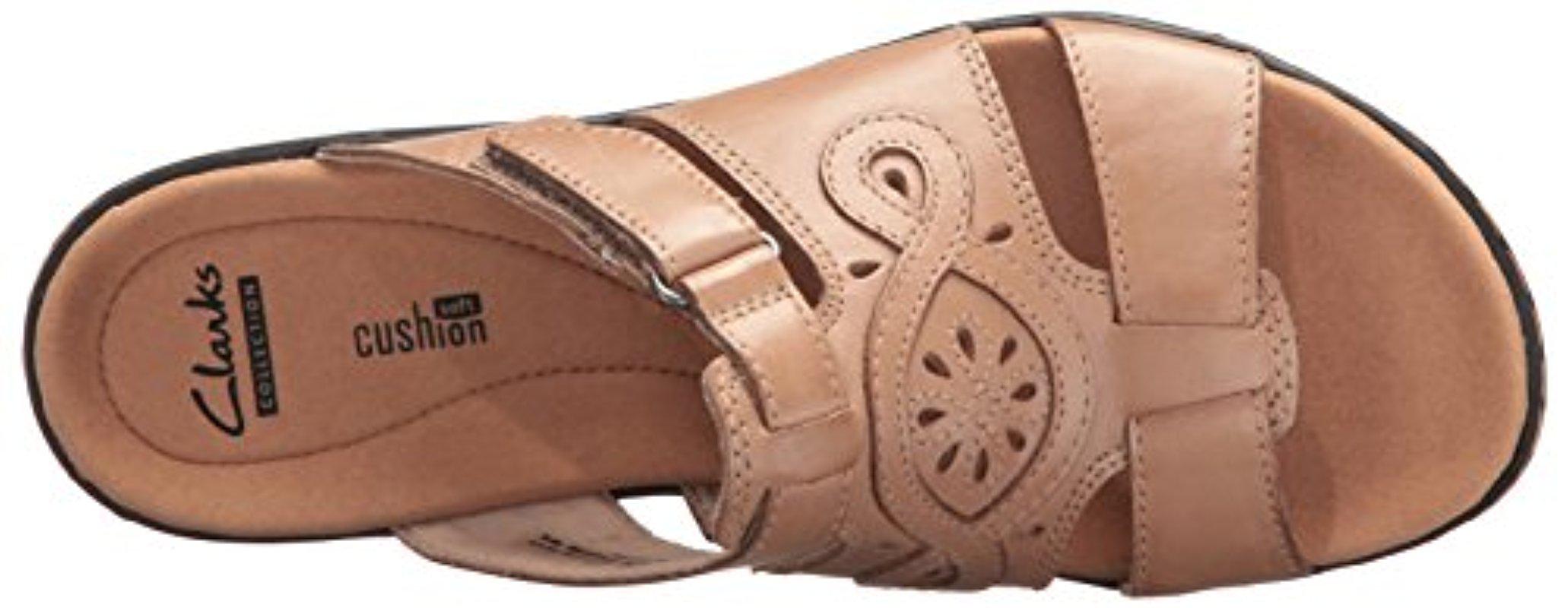 clarks leisa higley slide sandals