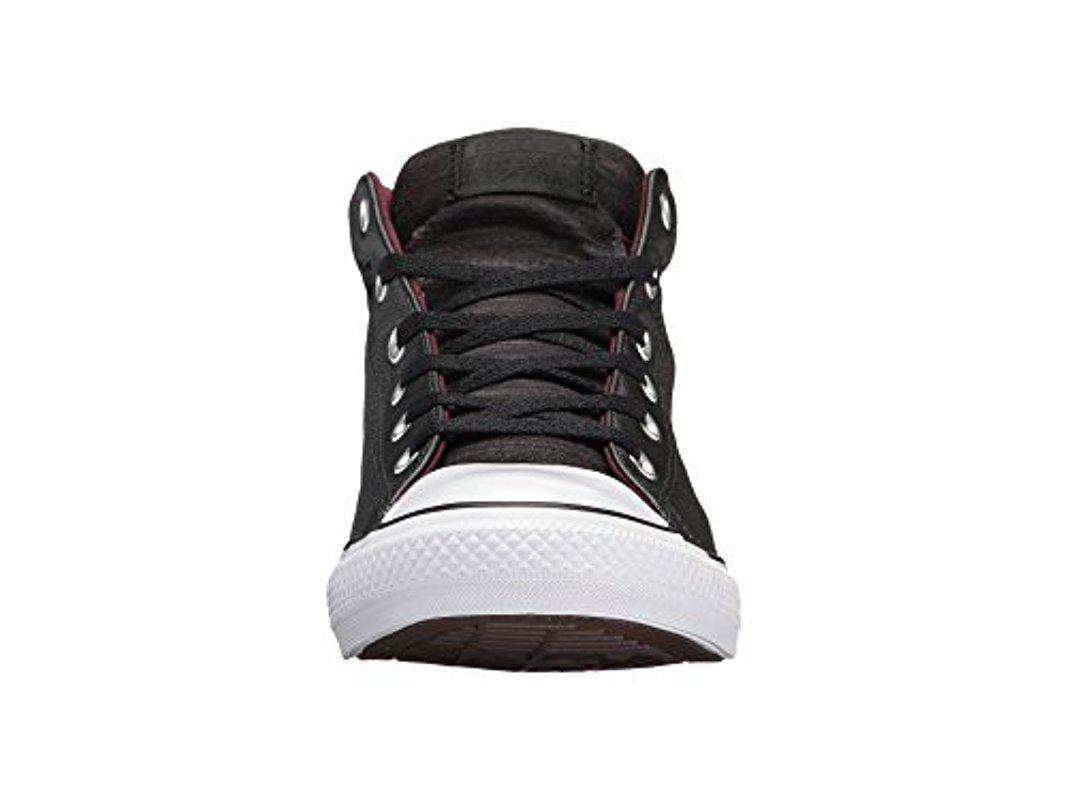 men's street tonal canvas high top sneaker