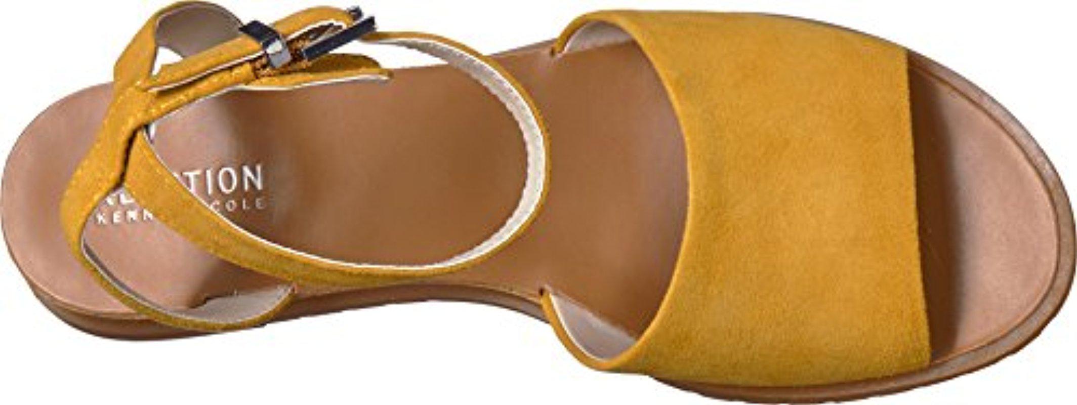 Cole Reaction Jolly Low Wedge Sandal With Ankle Strap in