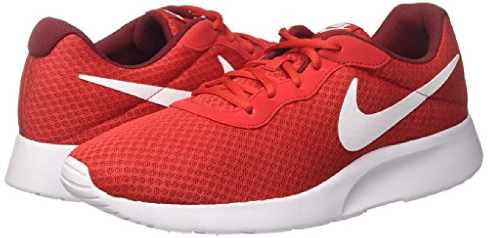 Nike Footwear Nike Tanjun Mens Red Nike Tanjun' Running Shoes In