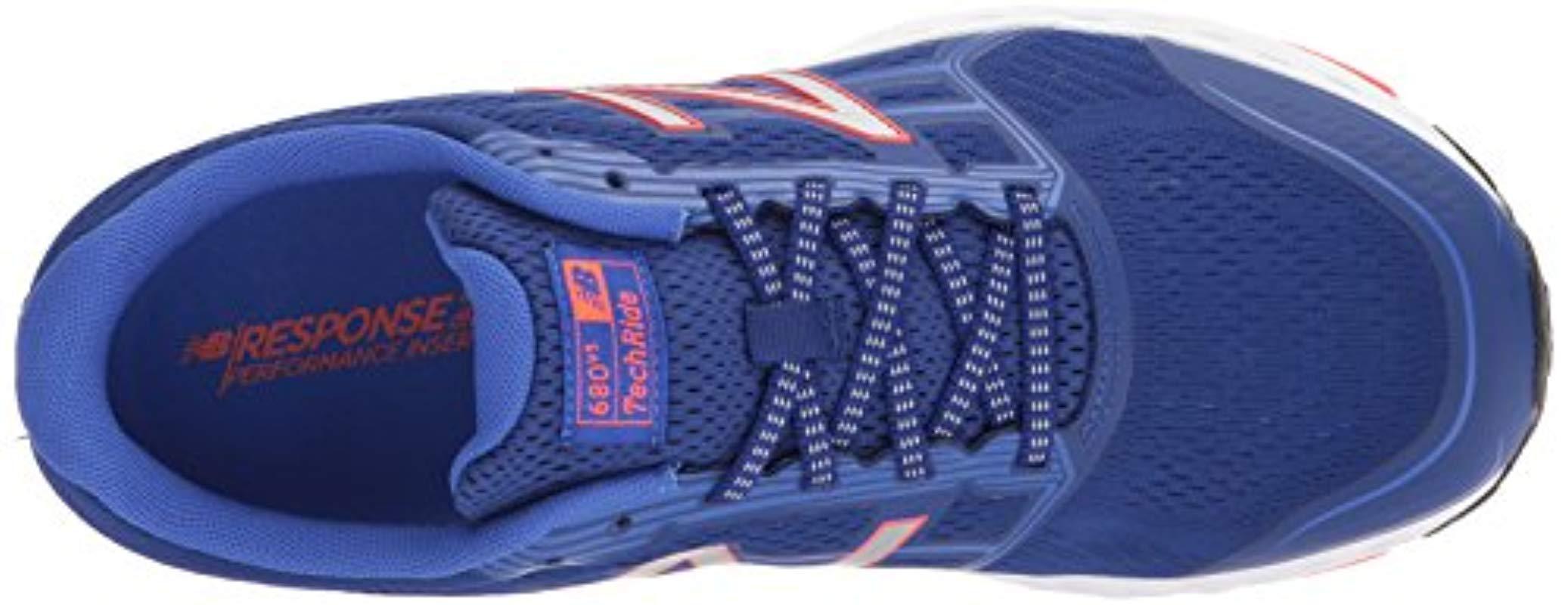 New Balance Synthetic 680v5 Cushioning Running Shoe in Blue (Blue) (Blue)  for Men - Lyst