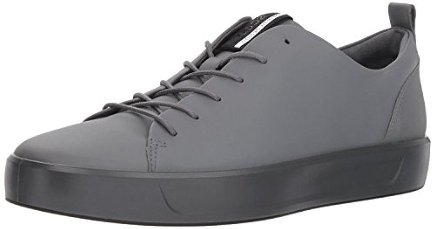 Ecco Soft 8 Tie Fashion Sneaker in Gray for Men | Lyst