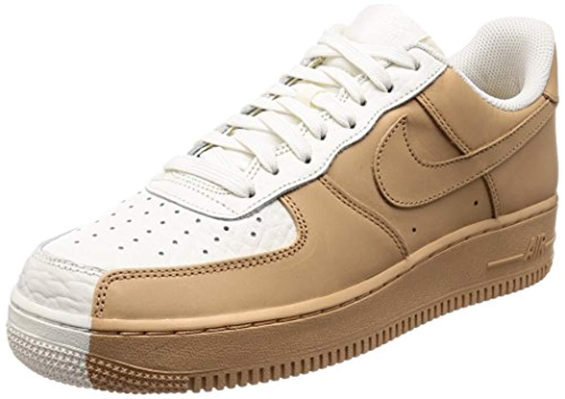 Nike Air Force 1 07' Premium Shoe Split White/tan for Men - Lyst