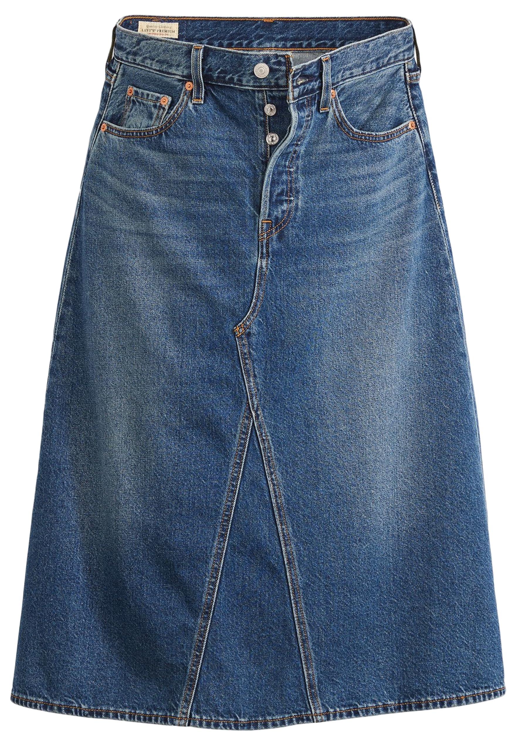 Levi's High Rise A-line Decon Skirt in Blue Lyst UK