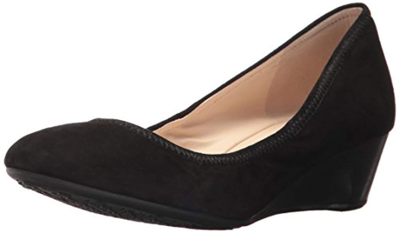 cole haan sadie wedge black