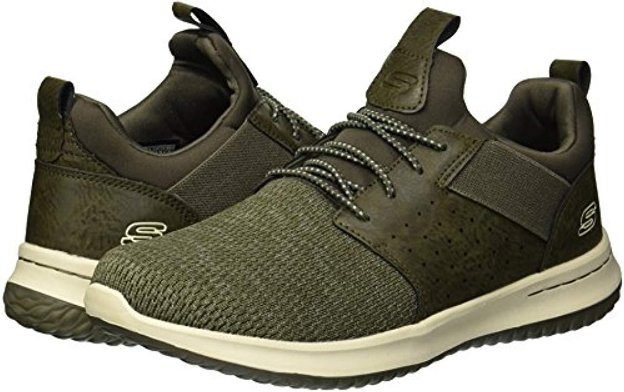 zapatillas skechers hombre olive