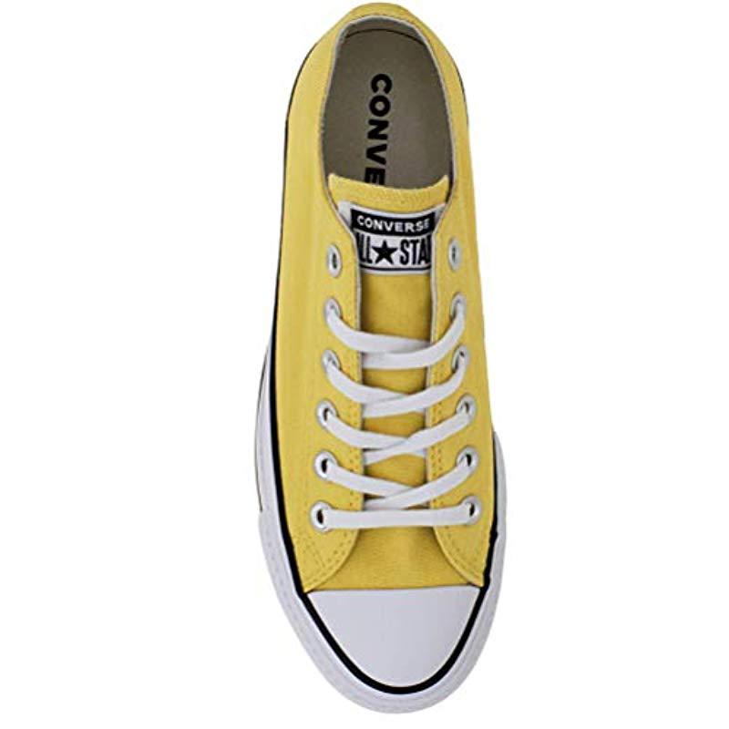 Converse Chuck Taylor All Star Lift Womens Butter Yellow Ox Trainers | Lyst