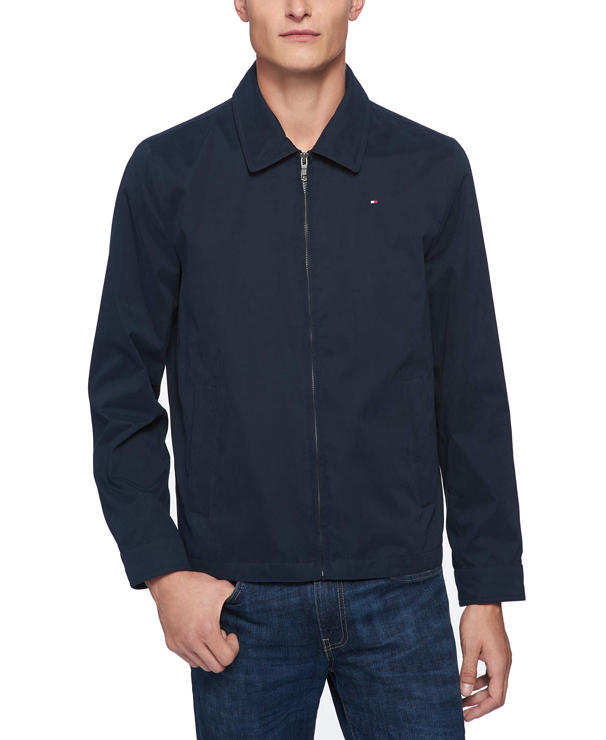 Tommy Hilfiger Lightweight Microtwill Golf Jacket in Navy (Blue) for Men -  Save 59% | Lyst