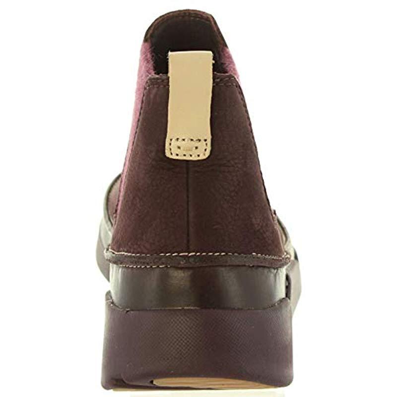 clarks tri poppy nubuck ankle boots