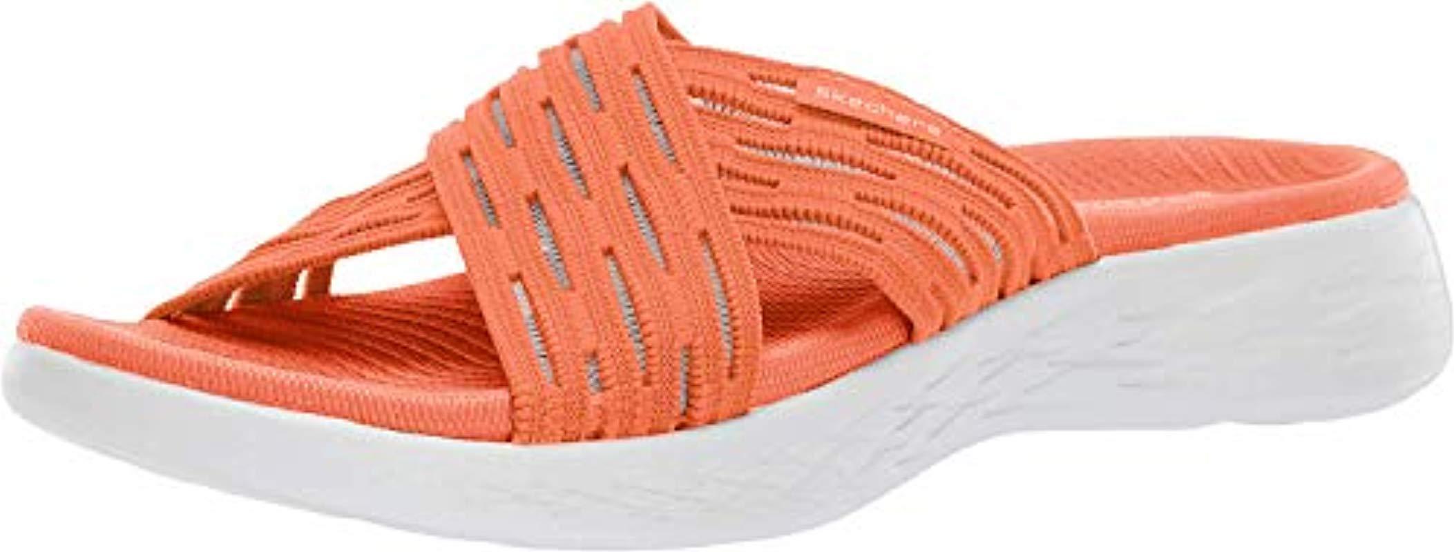 skechers go run 600 arancione