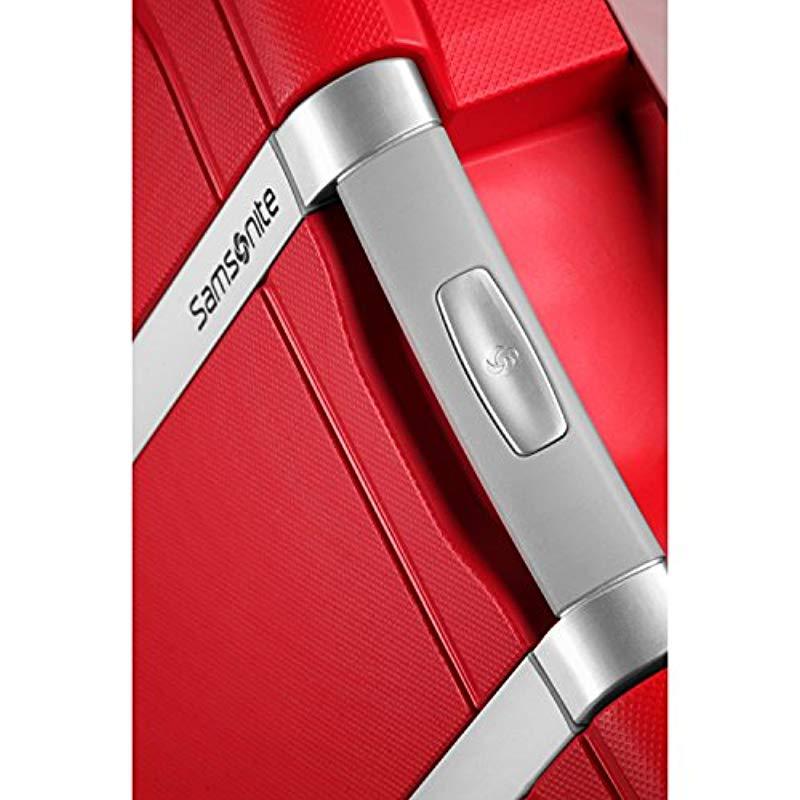 Samsonite S'cure Hardside Luggage in Red | Lyst