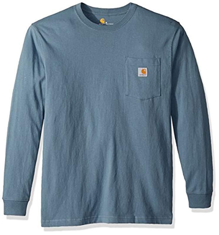 Carhartt Mens K126 Long Sleeve Workwear Pocket T-Shirt H1/H2-126