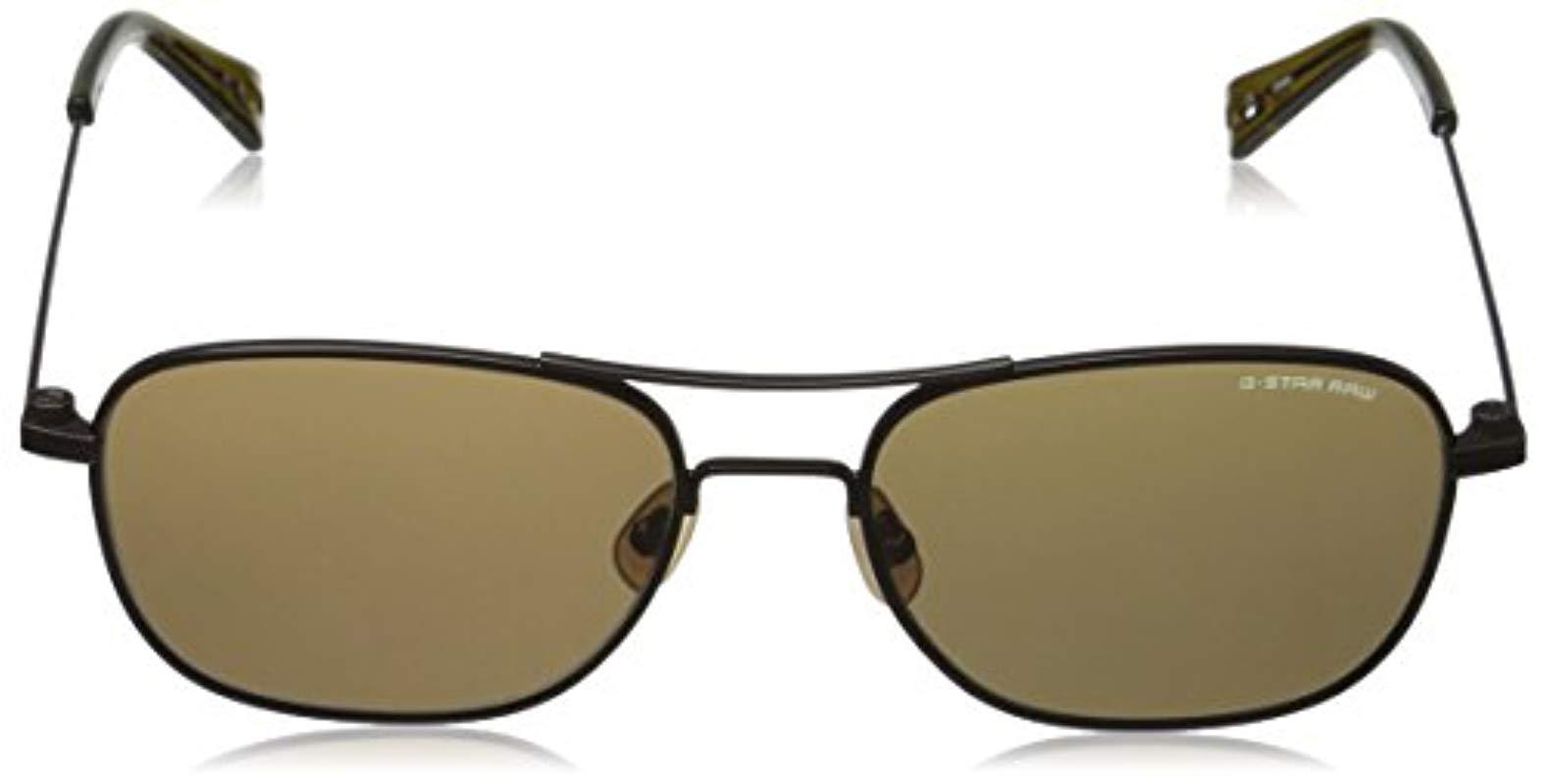 G-Star RAW Unisex's Gs101s Metal Alcatraz Sunglasses, Brown (black  Glitter), 56.0 for Men - Lyst