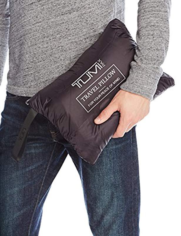 Tumi Pax Women's Small Puffer Vest Zip Black Goose Down Travel Packable  Pillow