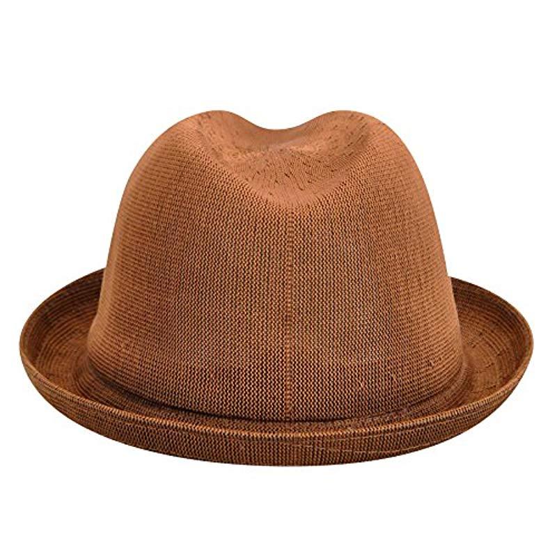 Tropic Player Fedora Hat in Cognac 