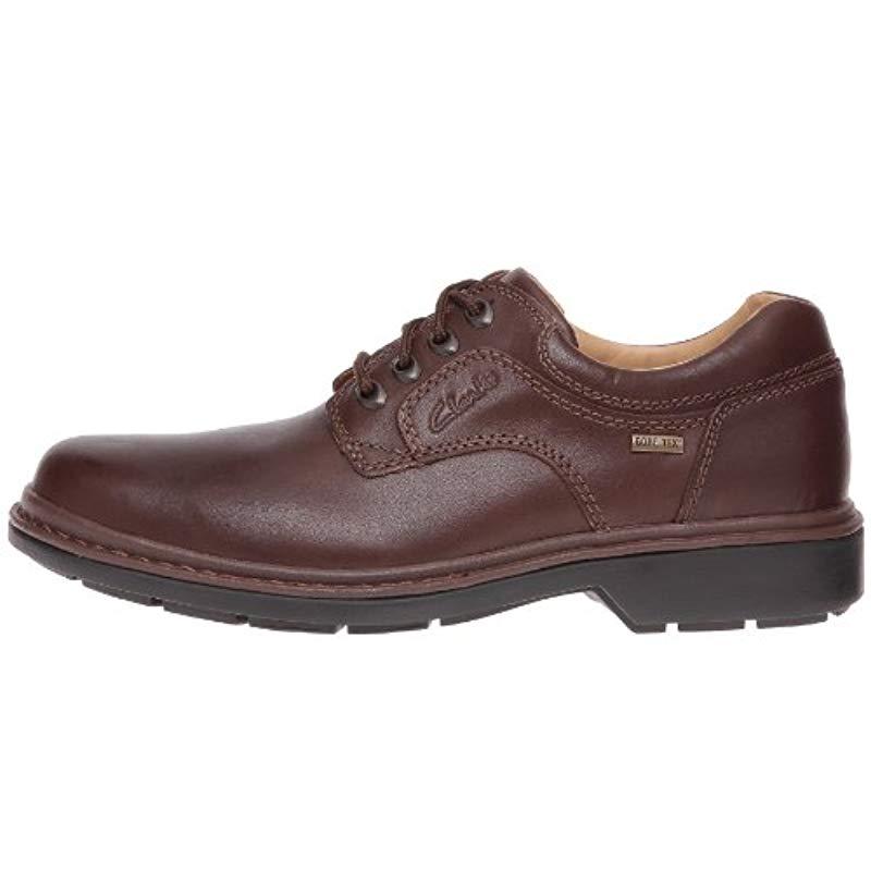 Clarks Leather Rockie Lo Gtx Derbys in Brown for Men - Save 35% - Lyst