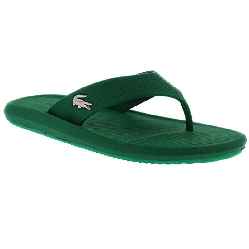 lacoste croco sandal