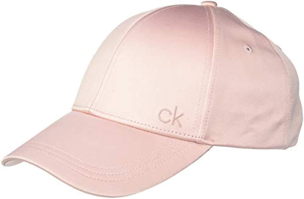 pink calvin klein cap