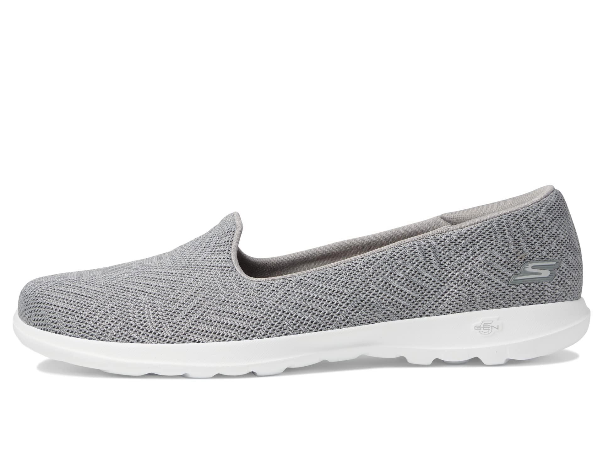 Skechers Go Walk Lite sweet Gal Ballet Flat in Grey Lyst UK