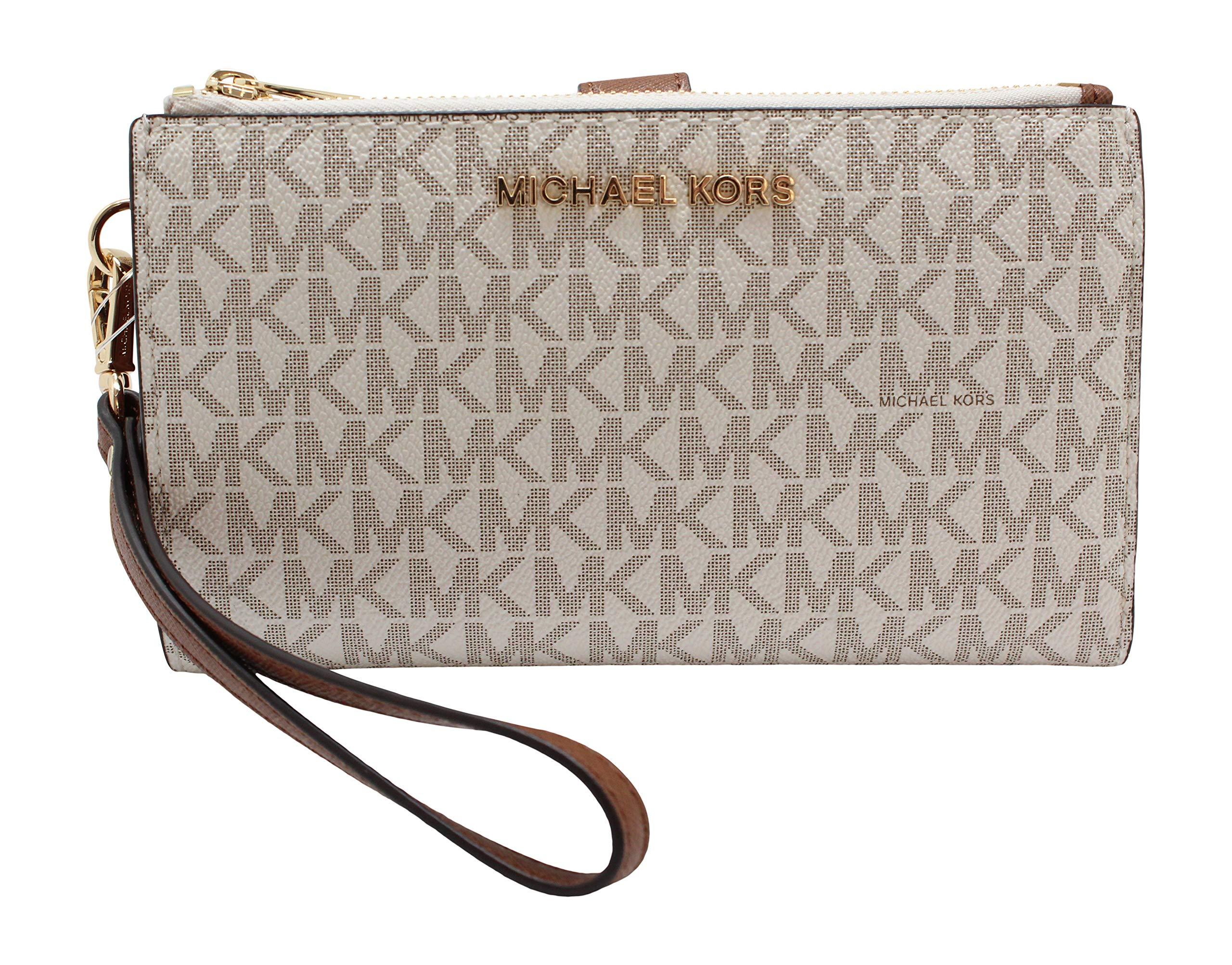 Michael michael kors signature jet set item medium wristlet hot sale