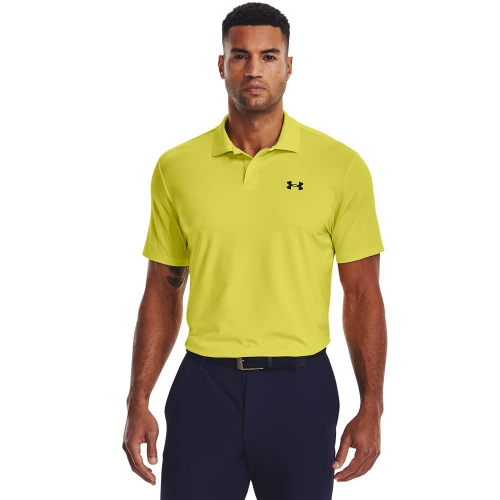 Under armour top men's white polo