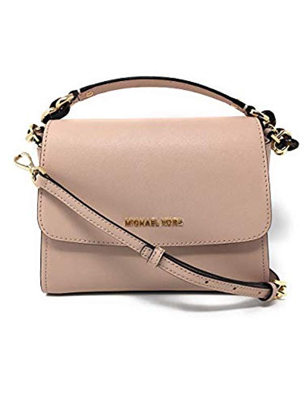 sofia small saffiano leather satchel