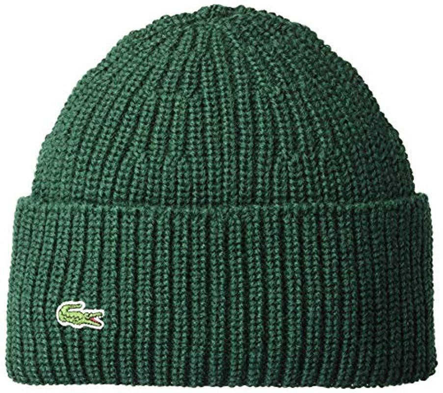 lacoste beanie