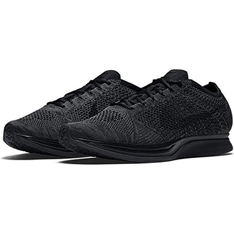 flyknit racer triple black midnight blackout