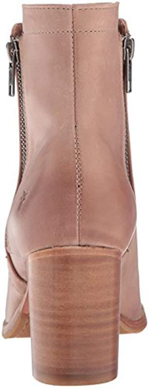 frye women's addie double zip boot