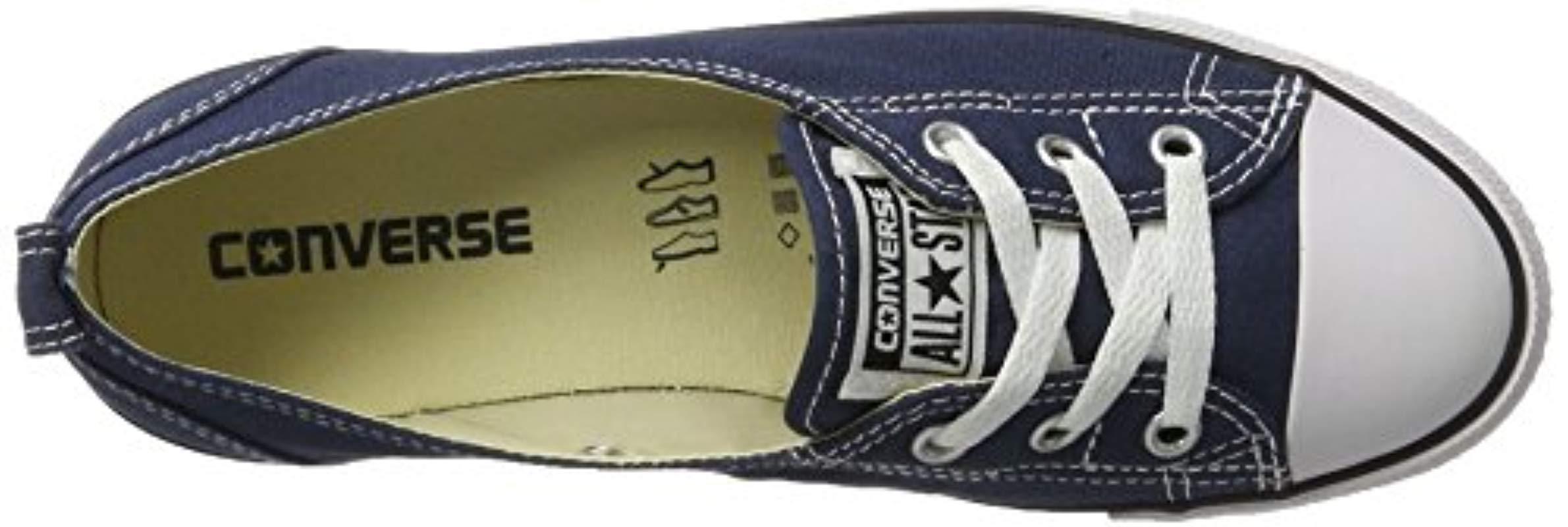Converse Ctas Ballet Lace-slip-navy- Slip On Trainers in Blue | Lyst UK