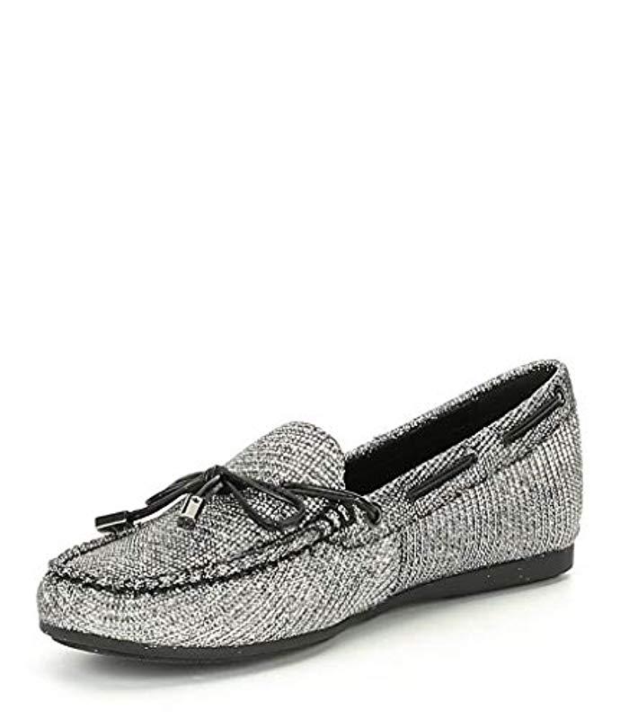 michael michael kors sutton shearling lined moccasins