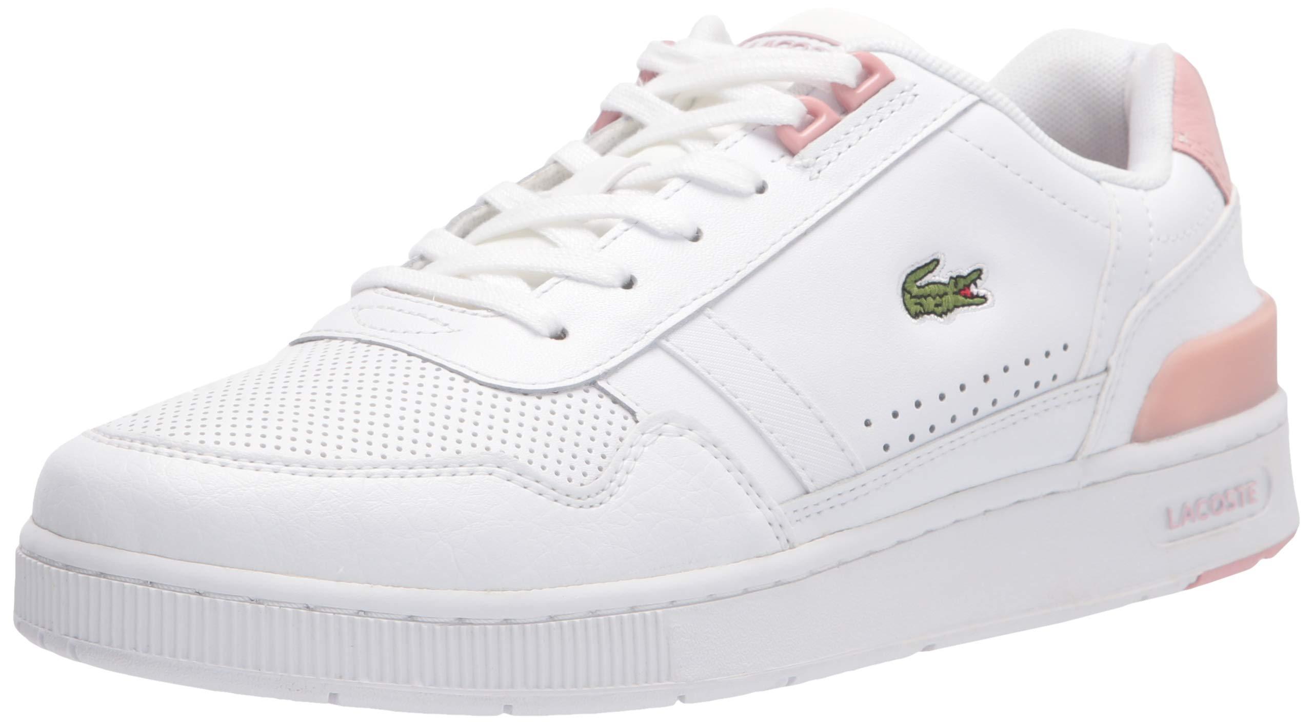 lacoste white pink