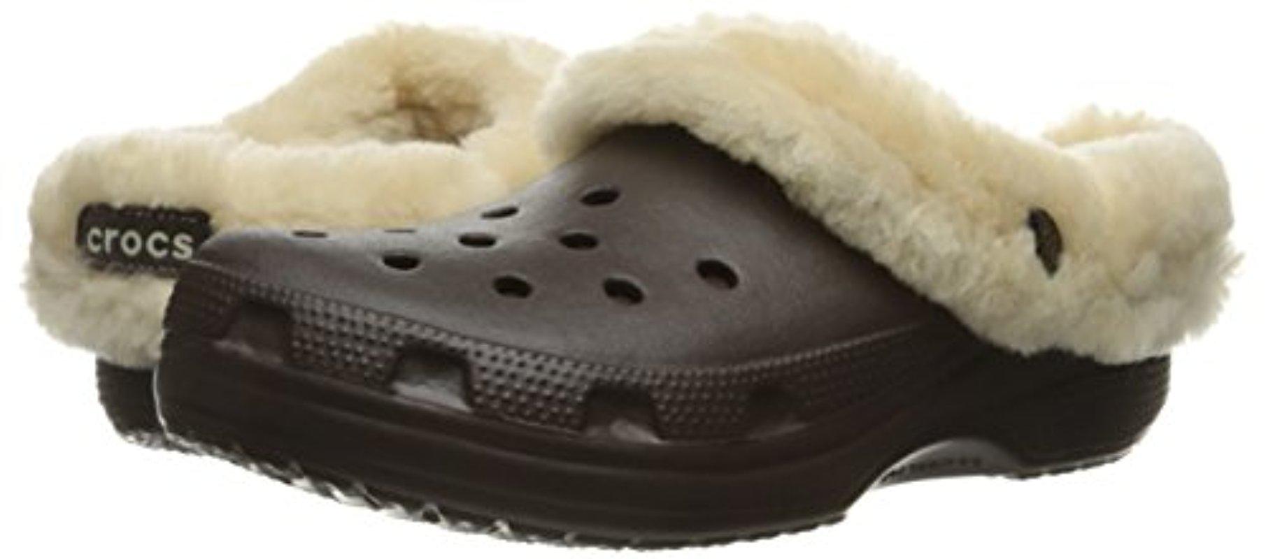 Clogs Crocs Classic Luxe Lined Slipper Crocs Luxe Lined Slipper
