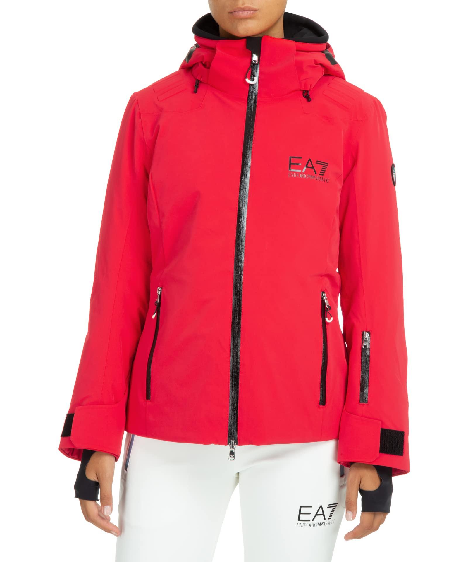 EA7 femme veste de ski high risk red S EA7 | Lyst