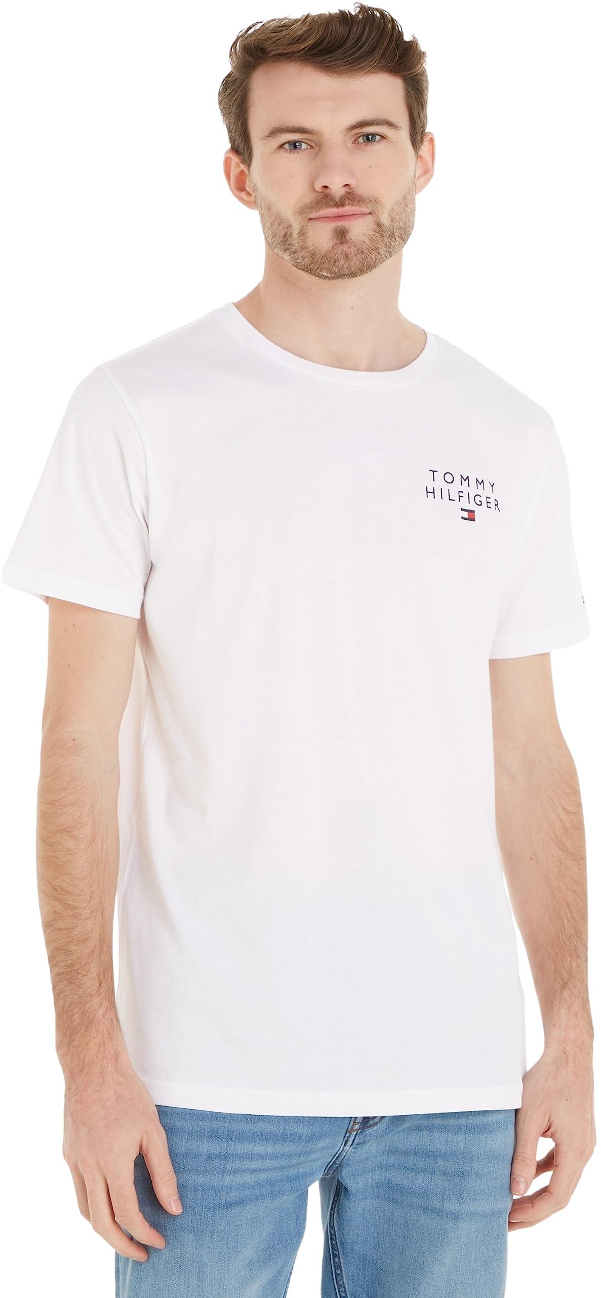 Tommy Hilfiger Short-sleeve T-shirt Crew Neck in White for Men | Lyst UK