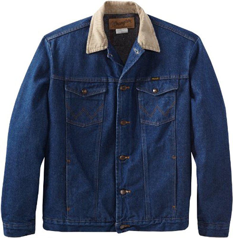 wrangler lined jacket