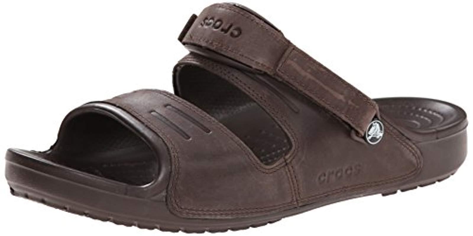 crocs yukon two strap sandal