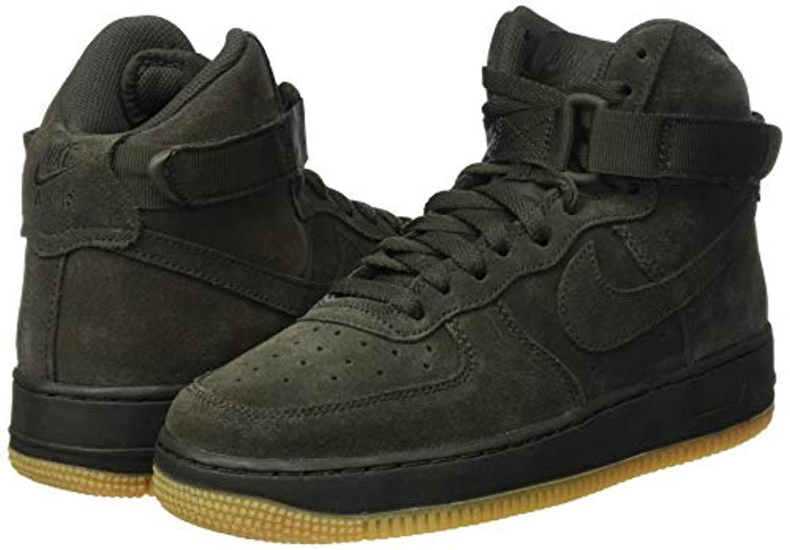 Nike Air Force 1 High Lv8 (gs) Fitness Shoes, Multicolour Sequoia/gum Light  Brown 300, 6 Uk for Men - Lyst