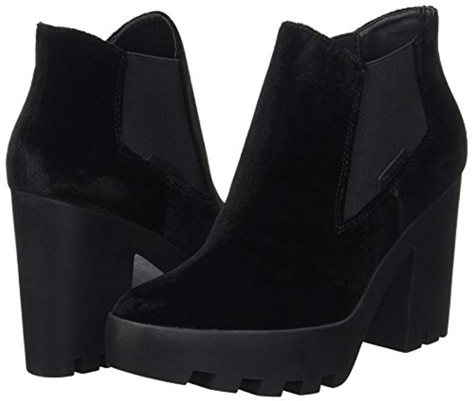 calvin klein velvet boots