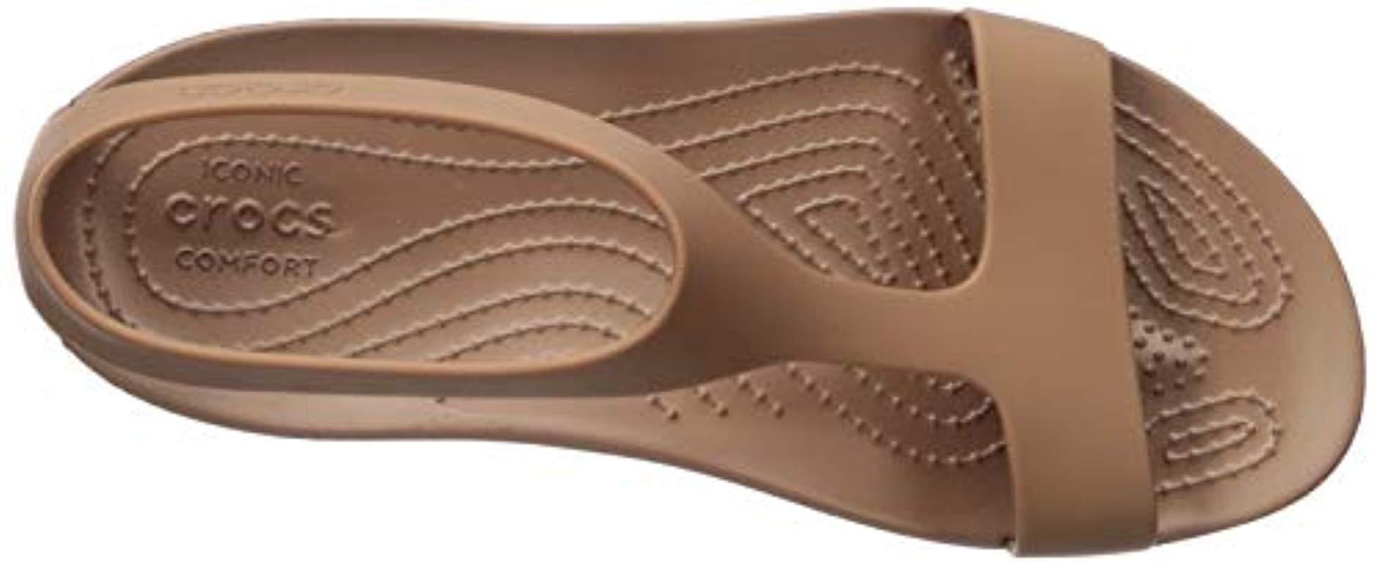 crocs women's serena flat sandal