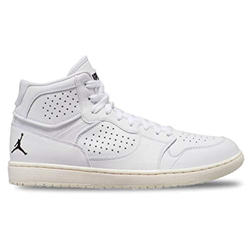 Nike Jordan Access Fitness Shoes in White (White/White/Pale Ivory/me  (White) for Men - Lyst