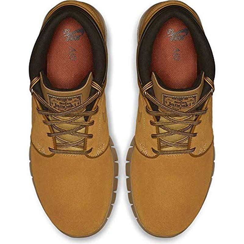 Nike Sb Stefan Janoski Max Mid Prm S Trainers Bronze Brown for Men | Lyst UK