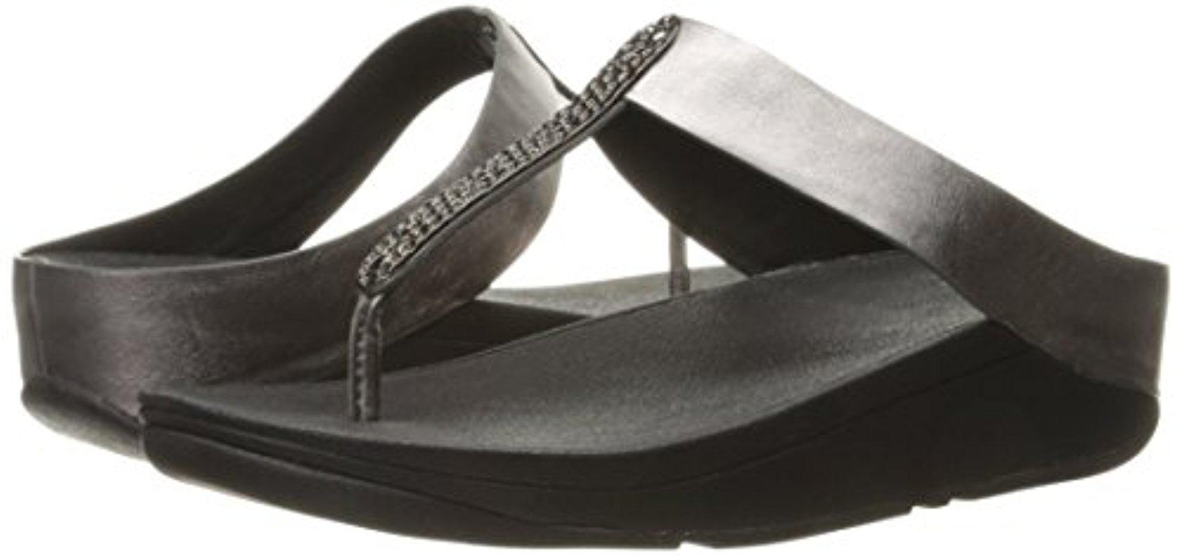 Fitflop Barrio Flip Flop in Pewter 