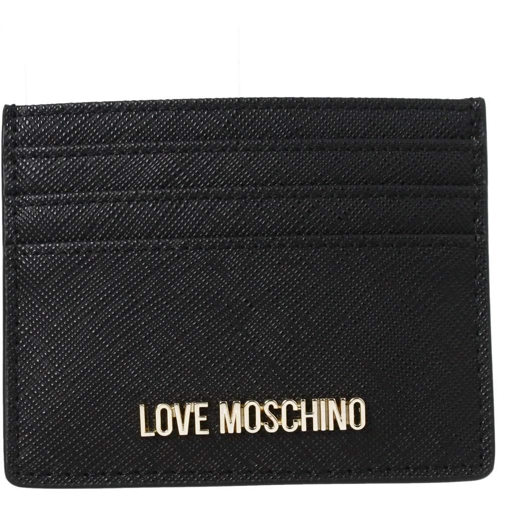 Porta Carte di Love Moschino in Nero | Lyst