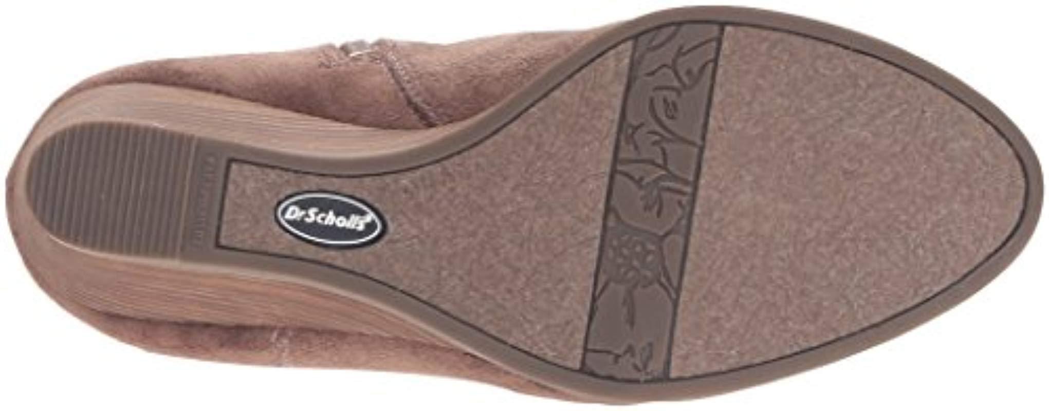 dr scholl's poe wedge boots